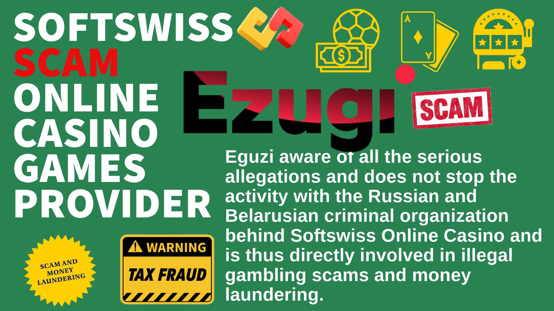 Ezugi - softswiss scam - Casino by Softswiss